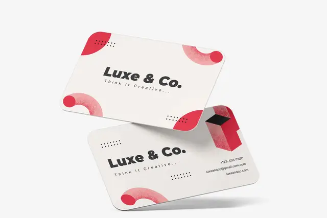 Rounded Corner Visiting Cards - Image 2