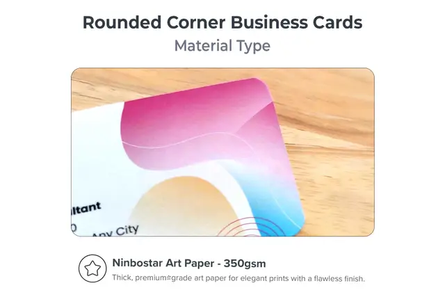 Rounded Corner Visiting Cards - Image 6