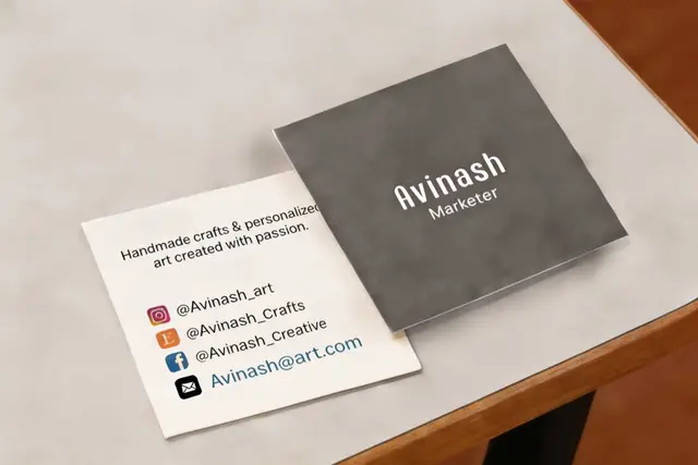 Square Visiting Cards