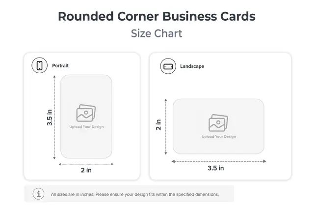 Rounded Corner Visiting Cards - Image 3