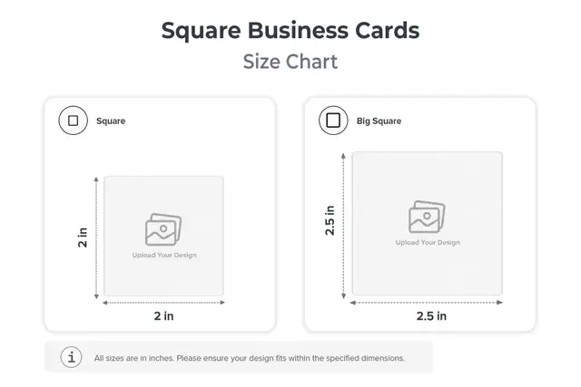 Square Visiting Cards - Image 4